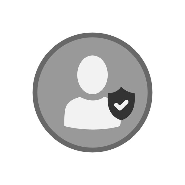 矢量灰度扁平化插画。头像、用户资料、人物图标、性别中立剪影、个人资料图片。适用于社交媒体头像、图标、屏幕保护程序以及作为模板。图片下载