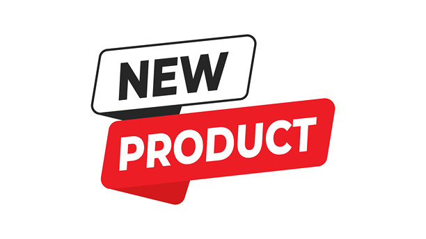 新品横幅，现代红黑字体标签，用于市场营销、品牌发布或商业推广，非常适合电子商务和社交媒体公告设计图片下载