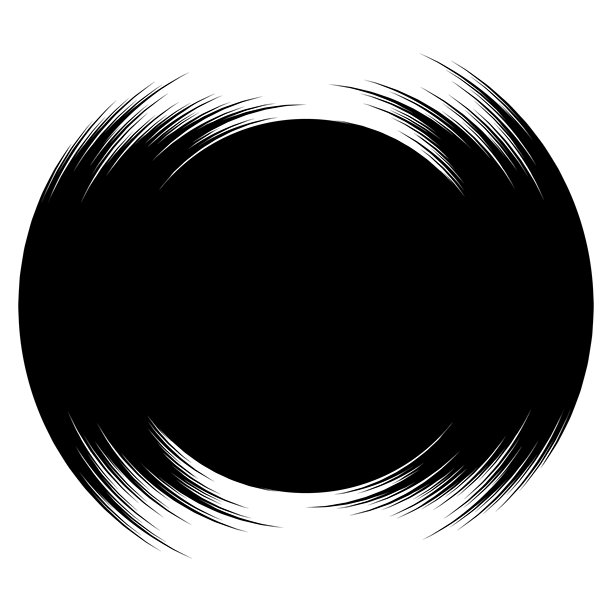 日式毛笔画框图片下载