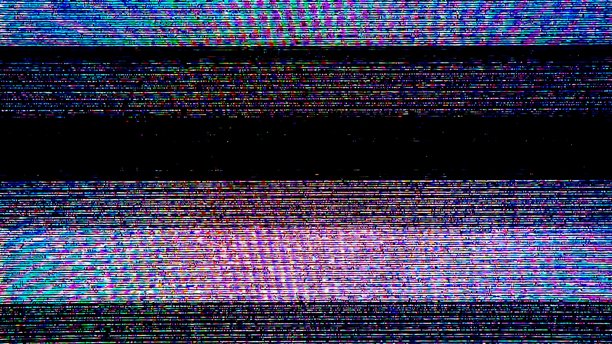 老式电视的电视静电干扰故障效果图片下载