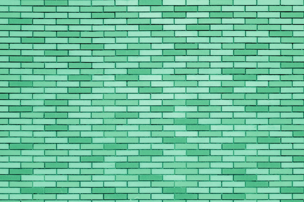 绿色砖墙，复古建筑背景图片下载