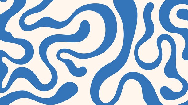 时尚波西米亚风格的矢量背景，带有波浪状液体轮廓和扭曲的色块。简约的当代设计，灵感来自二十世纪中叶现代艺术。非常适合纺织品印花、壁纸和织物设计。图片下载