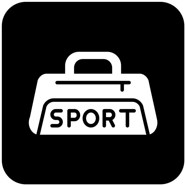 运动包矢量图标设计插画图片下载