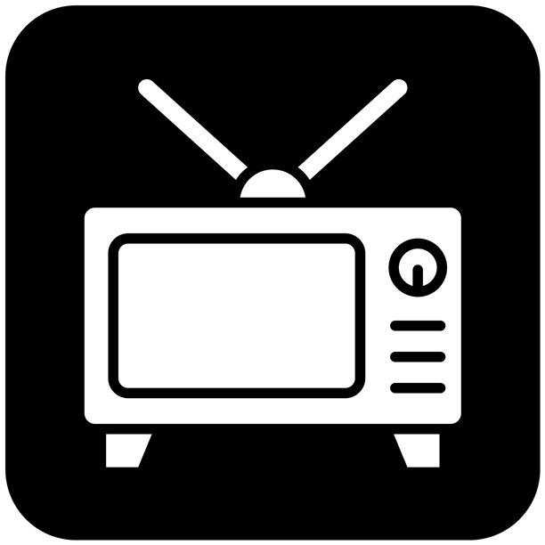 电视矢量图标设计插画图片下载