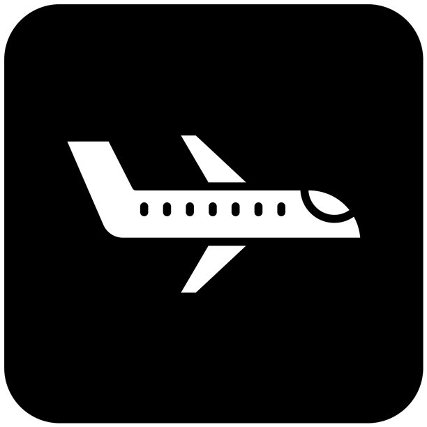 飞机矢量图标设计插画图片下载