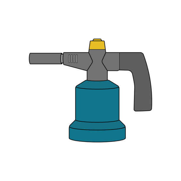 儿童绘画矢量插画设计喷灯卡通孤立图片下载