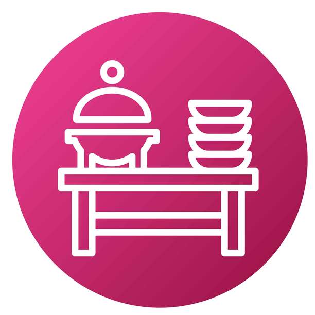 矢量图 早餐自助餐 矢量图 图标风格图片下载