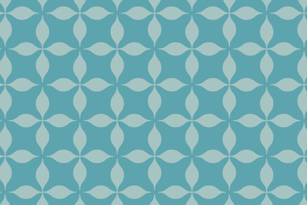 无缝抽象复古波浪图案，几何矢量背景，插画素材图片下载