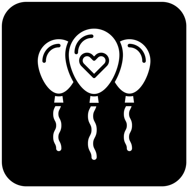 气球矢量图标设计插画图片下载