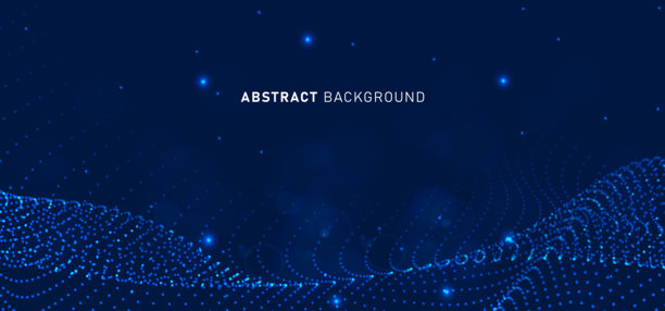 数字技术蓝底高速连接，赛博纳微信息，地图抽象沟通，创新未来科技数据，互联网网络连接，人工智能大数据，线条点状插画三维图片下载