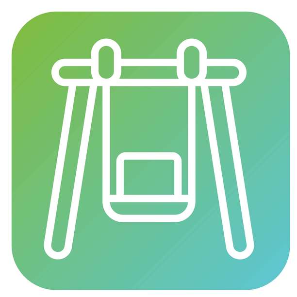 矢量室内秋千设计矢量图标风格图片下载