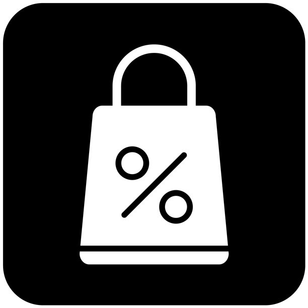 购物袋矢量图标设计插画图片下载