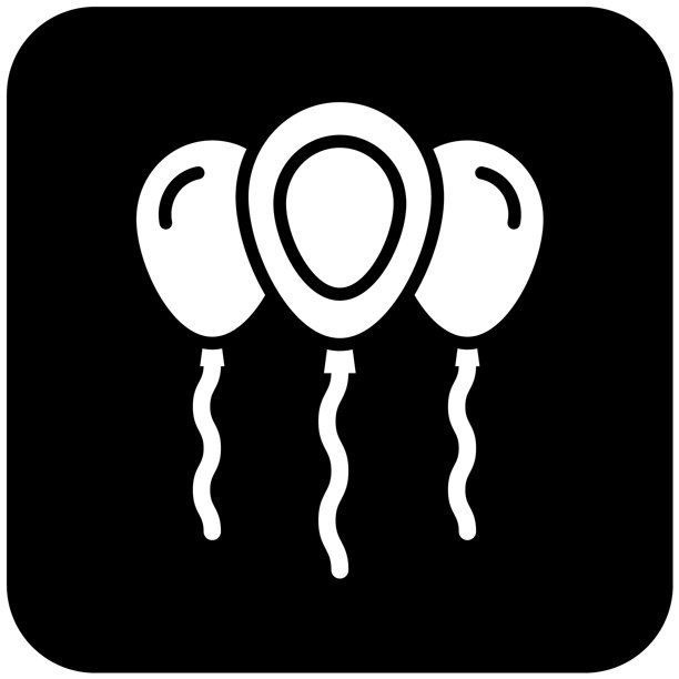 气球矢量图标设计插画图片下载