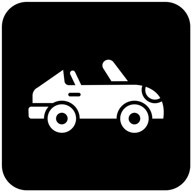 汽车矢量图标设计插画图片下载