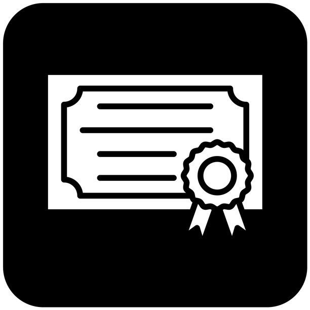 证书矢量图标设计插画图片下载