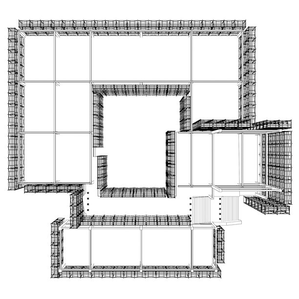 建筑和施工的3D插画图片下载