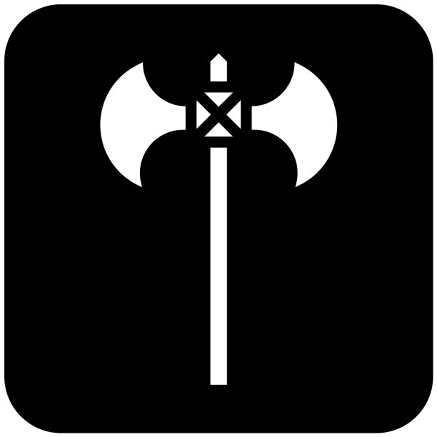 斧头矢量图标设计插画图片下载