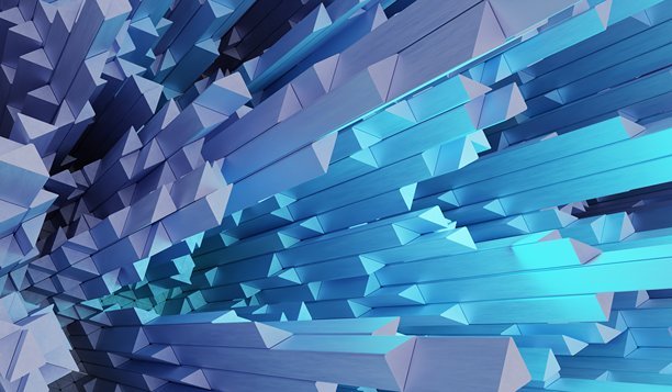 抽象背景、条形、三角形、科技、三维插画图片下载