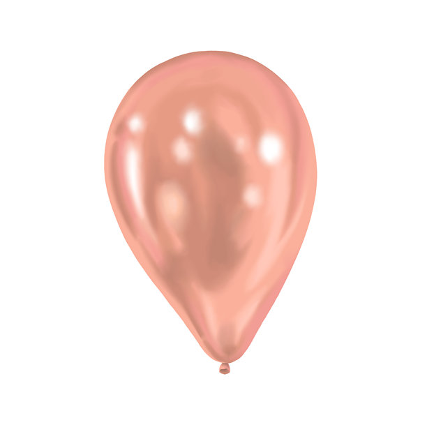 桃子色热气球手绘插画，带有柔和的光泽。椭圆形，带有温和的高光。非常适合生日派对装饰和节日贺卡设计。非常适合节日海报和欢乐活动。图片下载