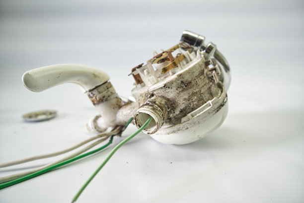 带温控的电动厨房水龙头图片下载