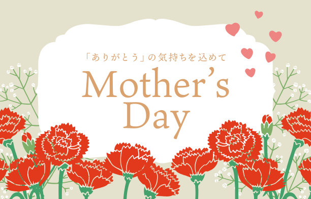 母亲节横幅矢量插画 | 康乃馨、礼物和感谢设计图片下载