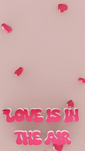 垂直情人节3D爱心标题信息图金属字母报价横幅复制空间海报传单粉红红色心形模板模型浪漫丘比特二月假日贺卡邀请函图片下载