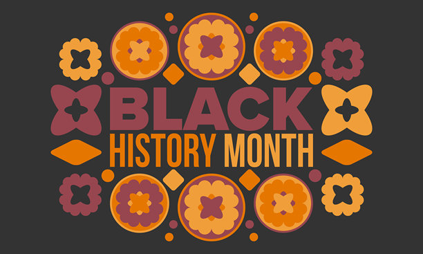 黑人历史月。非洲裔美国人历史。每年庆祝。在美国和加拿大于二月。在英国于十月。海报、卡片、横幅、背景。矢量插画图片下载