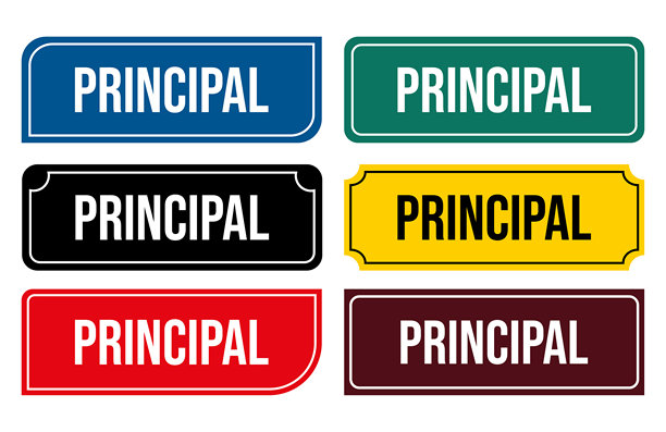 主办公室可打印门牌主要门牌插画图片下载