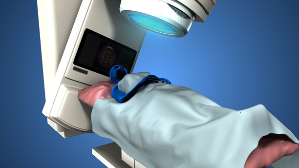 房间内的CT扫描仪和人体。三维插画图片下载