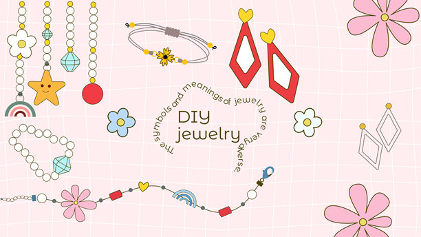 手工制作珠宝，黑白，草图，珠子，手链，项链，耳环，教程，含义图片下载