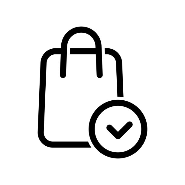 购物袋扁平插画图片下载