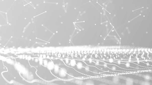 抽象数字科技背景。数字线框二进制代码图形背景 4K 照片图片下载