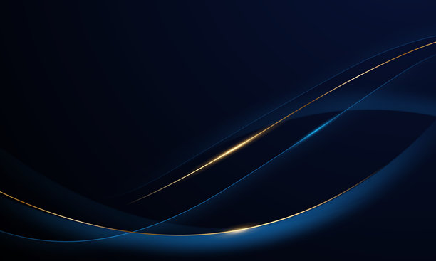 蓝色背景设计，带有奢华效果元素，矢量插画图片下载