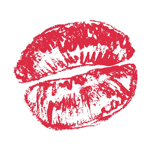 口红吻痕 浪漫的唇印 嘴唇印 诱惑的嘴唇妆容 女性的嘴唇 爱心符号 美容时尚海报设计元素 情人节 婚礼图片下载
