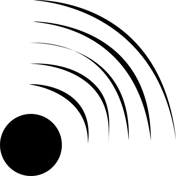 雷达图标。雷达屏幕图标的矢量图。可编辑描边。用于网页设计和移动应用程序、标志的线性风格标志。符号，声纳声波。雷达图标。孤立在透明背景上。图片下载