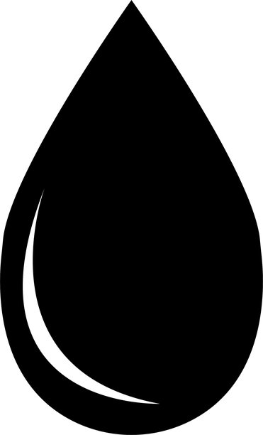 水滴图标。水滴形状。扁平水滴形状，扁平水滴Logo形状，水滴对象，水滴图标图片，水滴图标图像 - 库存矢量图，水管Logo。孤立在透明背景上。图片下载