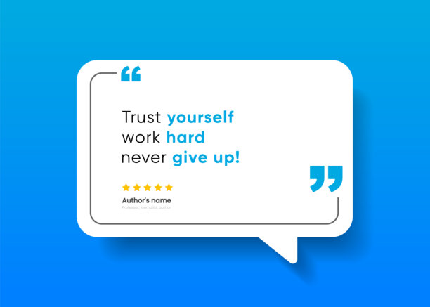 3D气泡推荐横幅，引语，信息图。用于引语的社交媒体帖子模板设计。空的演讲气泡，引语气泡和文本框。矢量插画EPS10。图片下载