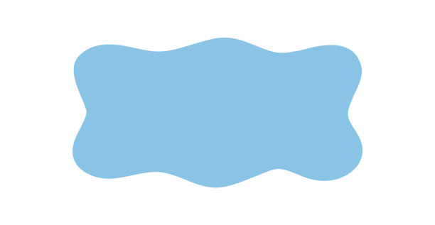 复古风格的蓝色抽象波浪矩形边框图片下载