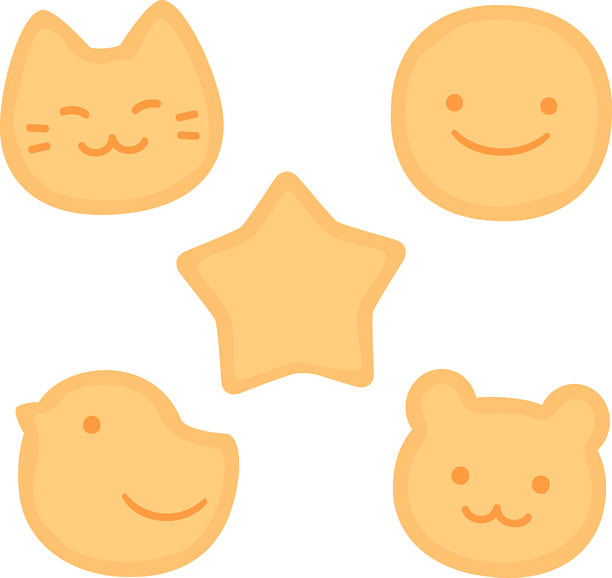 可爱的饼干模具图片下载