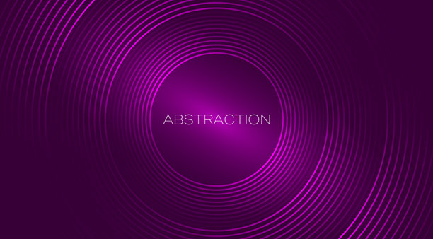 抽象的圆形线条背景，矢量插画，草图图片下载