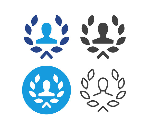 人物与奖项 - 插画图标图片下载