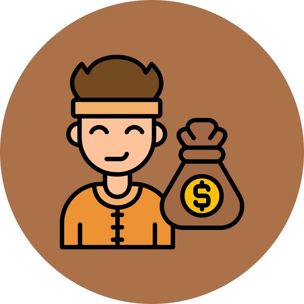 钱袋图标矢量素材图片下载