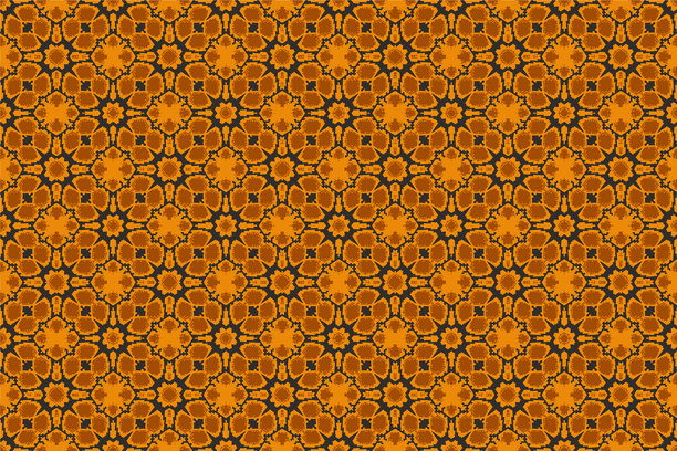 抽象几何无缝图案，本地织物图案，泰式图案，专为墙面装饰、瓷砖、纺织品设计，矢量插画图片下载