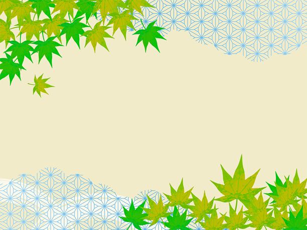 秋叶与夏日风景背景素材图片下载