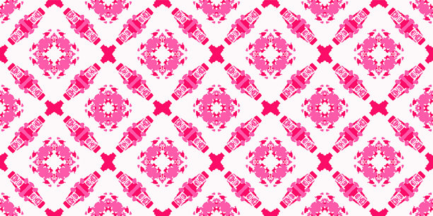 抽象几何无缝图案，局部织物图案，泰式图案，专为墙面装饰、瓷砖、纺织品设计，矢量插画图片下载