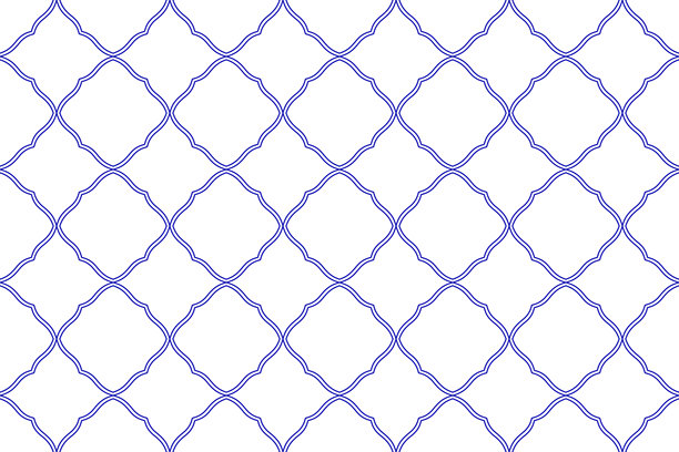 墨西哥传统塔拉维拉花边图案无缝拼接。来自普埃布拉的陶瓷瓷砖。矢量插画。图片下载