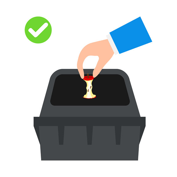 一只手扔垃圾，环保概念，拯救地球的横幅。矢量图，设计师插画，网页横幅。矢量图。图片下载