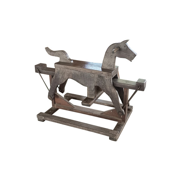 木制摇马椅，复古，真实，照片，木头，古董，儿童椅，摇马椅，自然，抠图图片下载