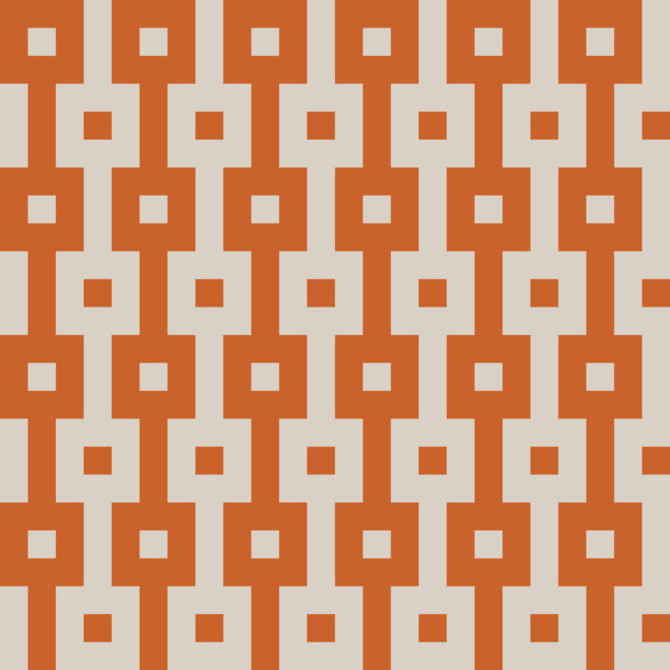 大面积浅灰色矩形中包含的小浅灰色矩形块与大面积橙色矩形中包含的小橙色矩形块构成的图案图片下载