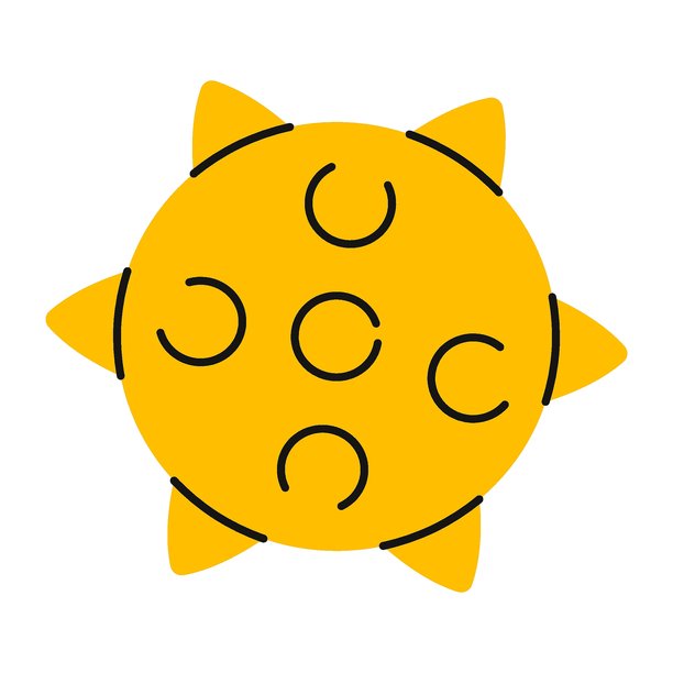 狗狗橡胶玩具。耐用的狗狗球，适合宠物训练和互动玩耍，幼犬咀嚼用品，卡通风格的家畜装备配件。矢量插画图片下载